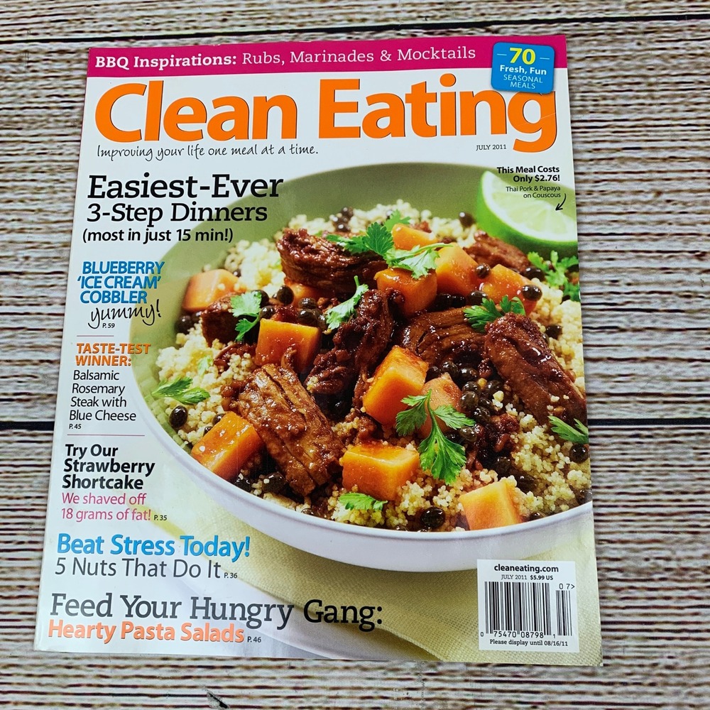 Clean Eating Magazine [July 2011]‎ Recipes Healthy Food Lifestyle